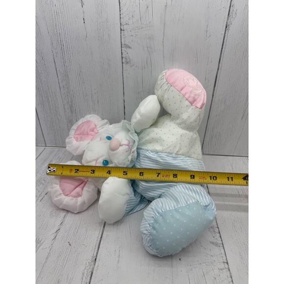 Fisher Price Puffalump Mouse Vtg 1988 Plush Baby Toy Rattle Nylon CLEAN - Picture 3 of 6